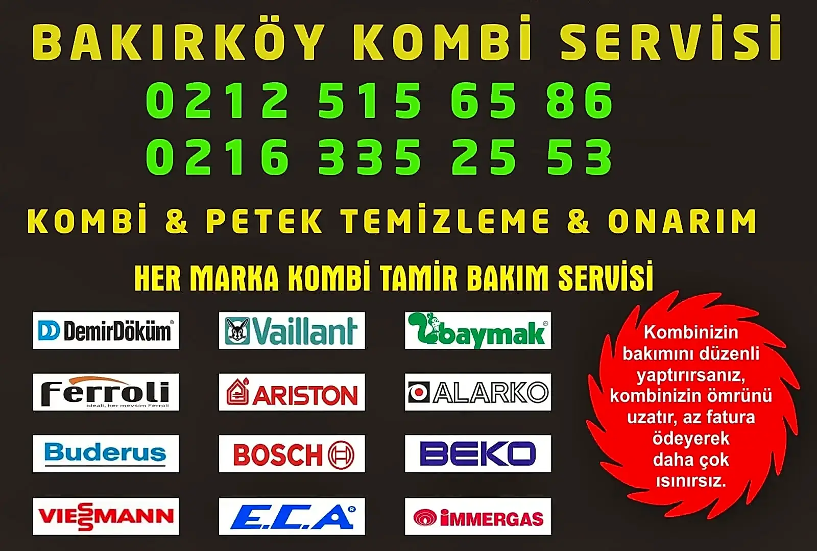 Bakırköy Kombi Servisi