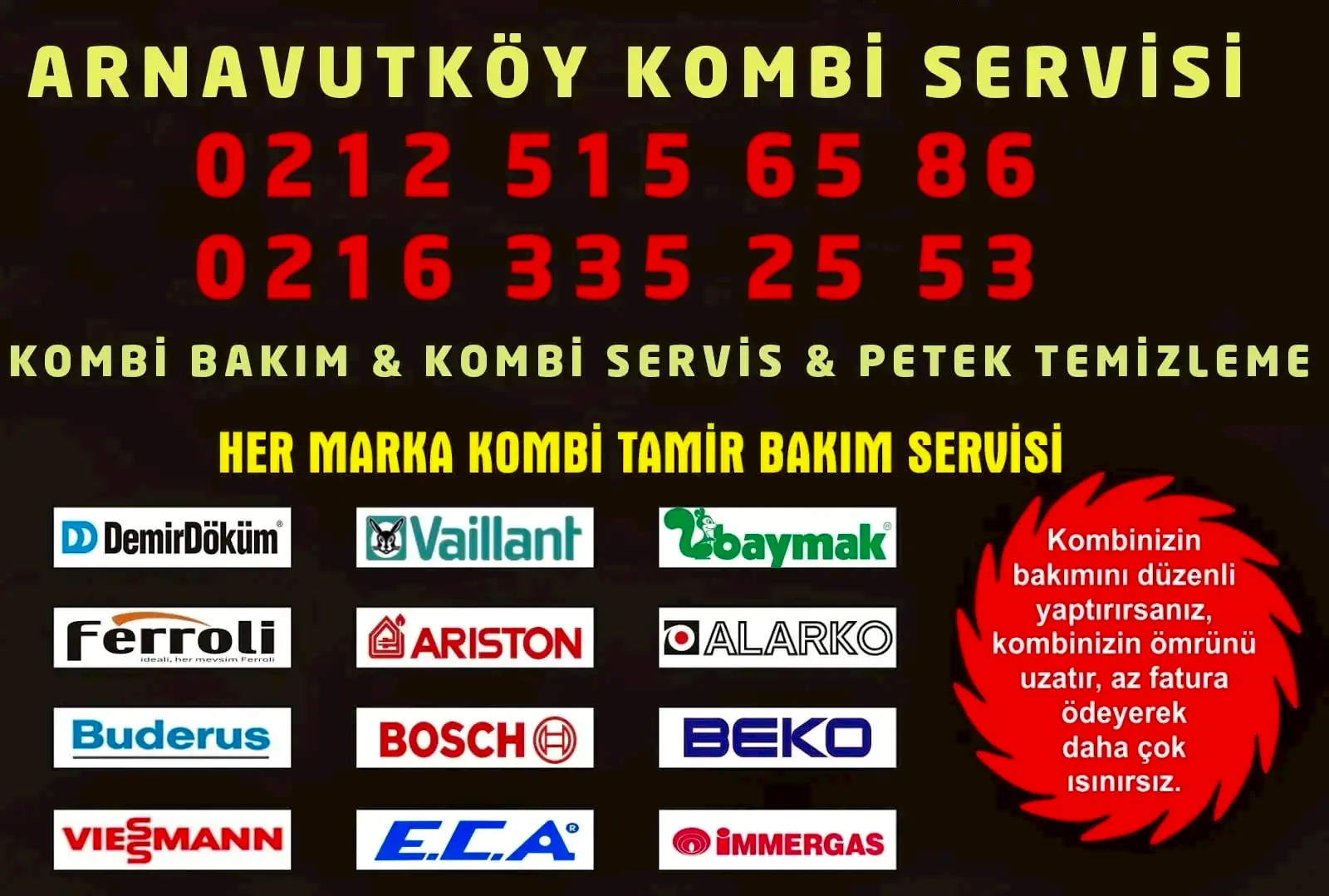 Arnavutköy Kombi Servisi
